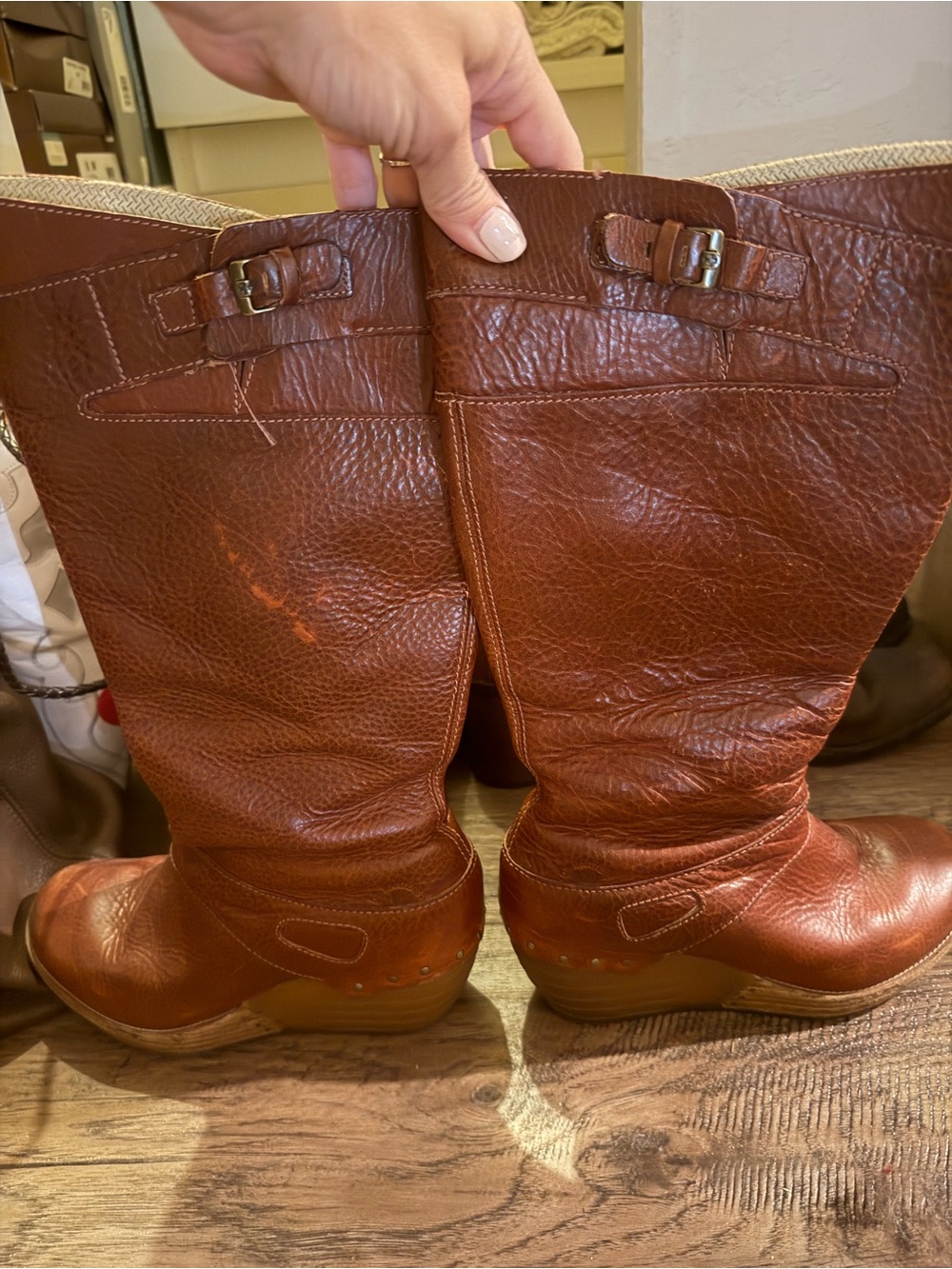 DrMarten vintage wedge boots